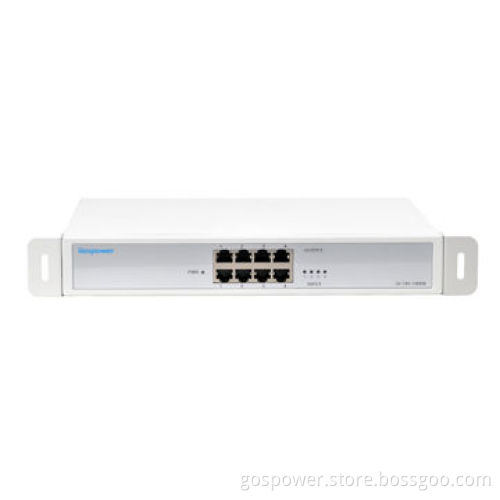 4-port Managed Gigabit Ethernet PoE Midspan Injector, High-power Factor Due to PFC Circuit